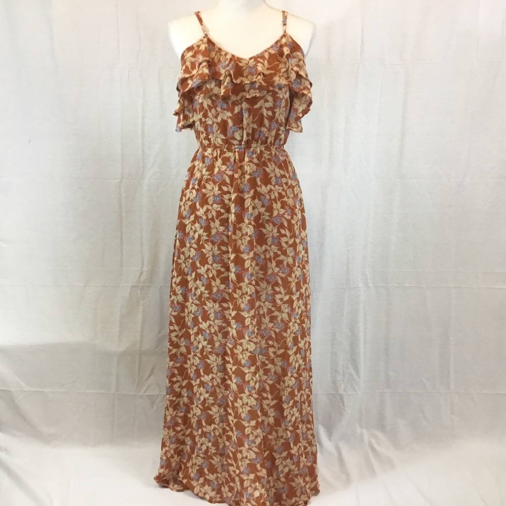 Spaghetti Strap Floral Maxi Dress - Picture 4 of 6